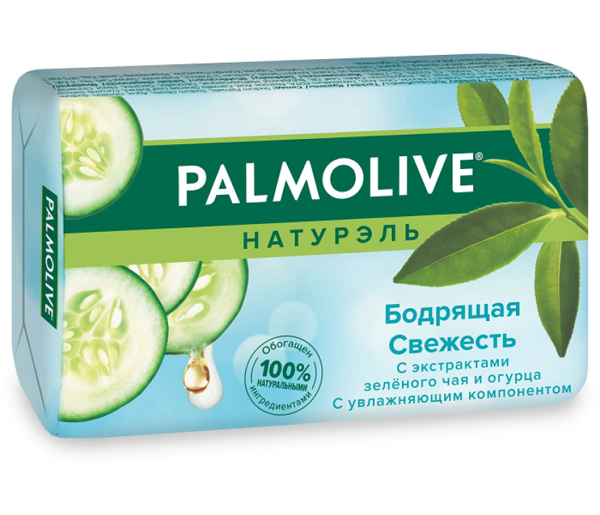 Palmolive Мыло Бодрящая свежесть (зел.чай/огурец), 90 г