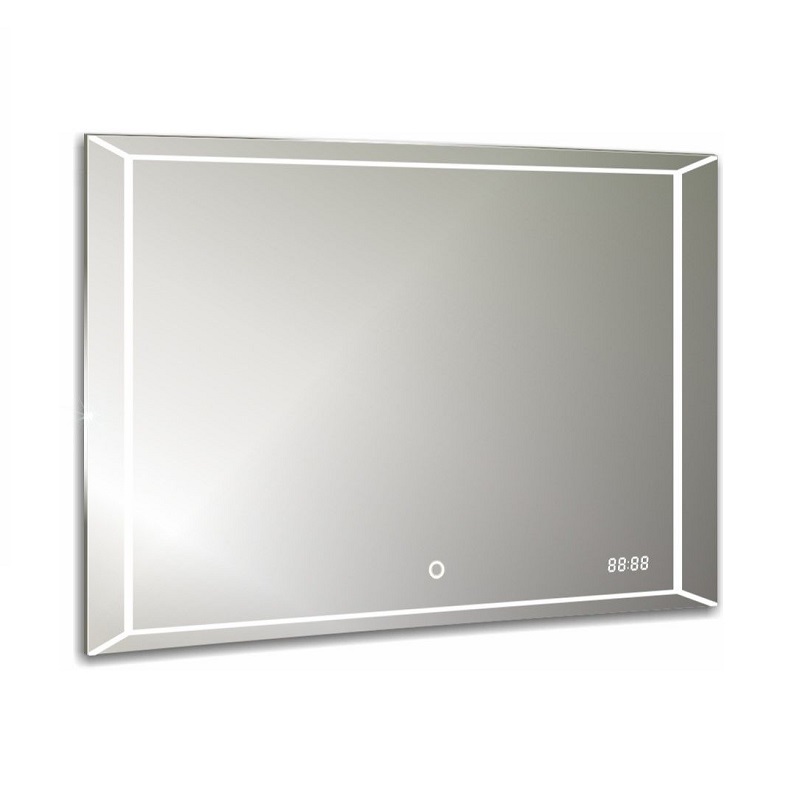 Зеркало AZARIO VOLL 800*600-4 сенсор выкл+часы