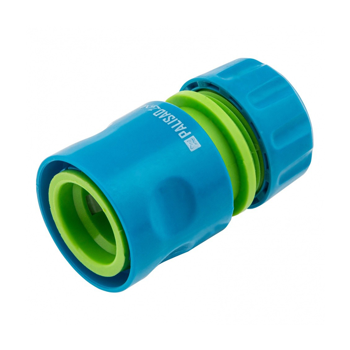 Соединитель для шлангов Palisad Luxe, быстросъемный, с аквастопом, 1/2"