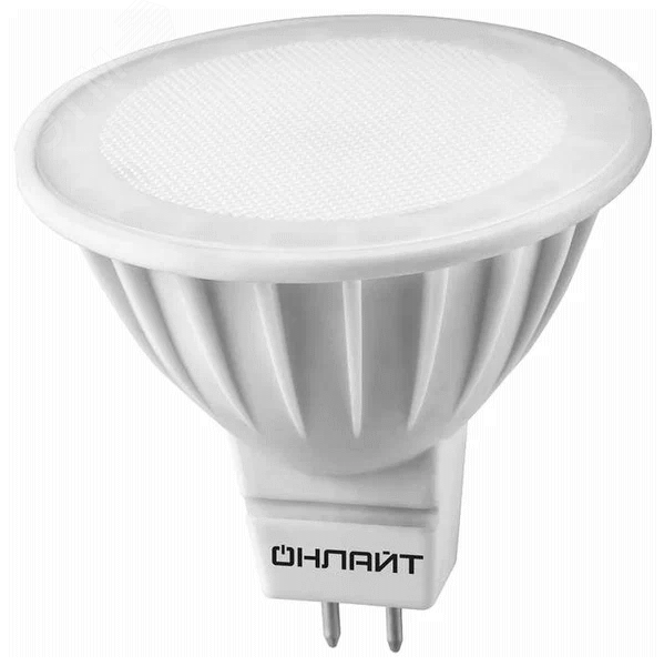 Лампа светодиодная LED 10вт 230в GU5.3 холодный белый