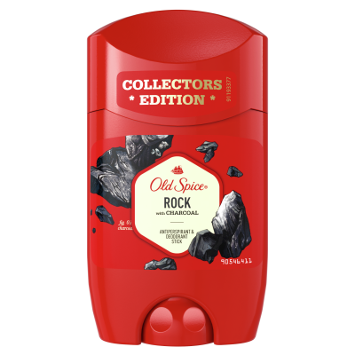 OLD SPICE Твердый дезодорант-антиперспирант Rock with Charcoal 50 мл