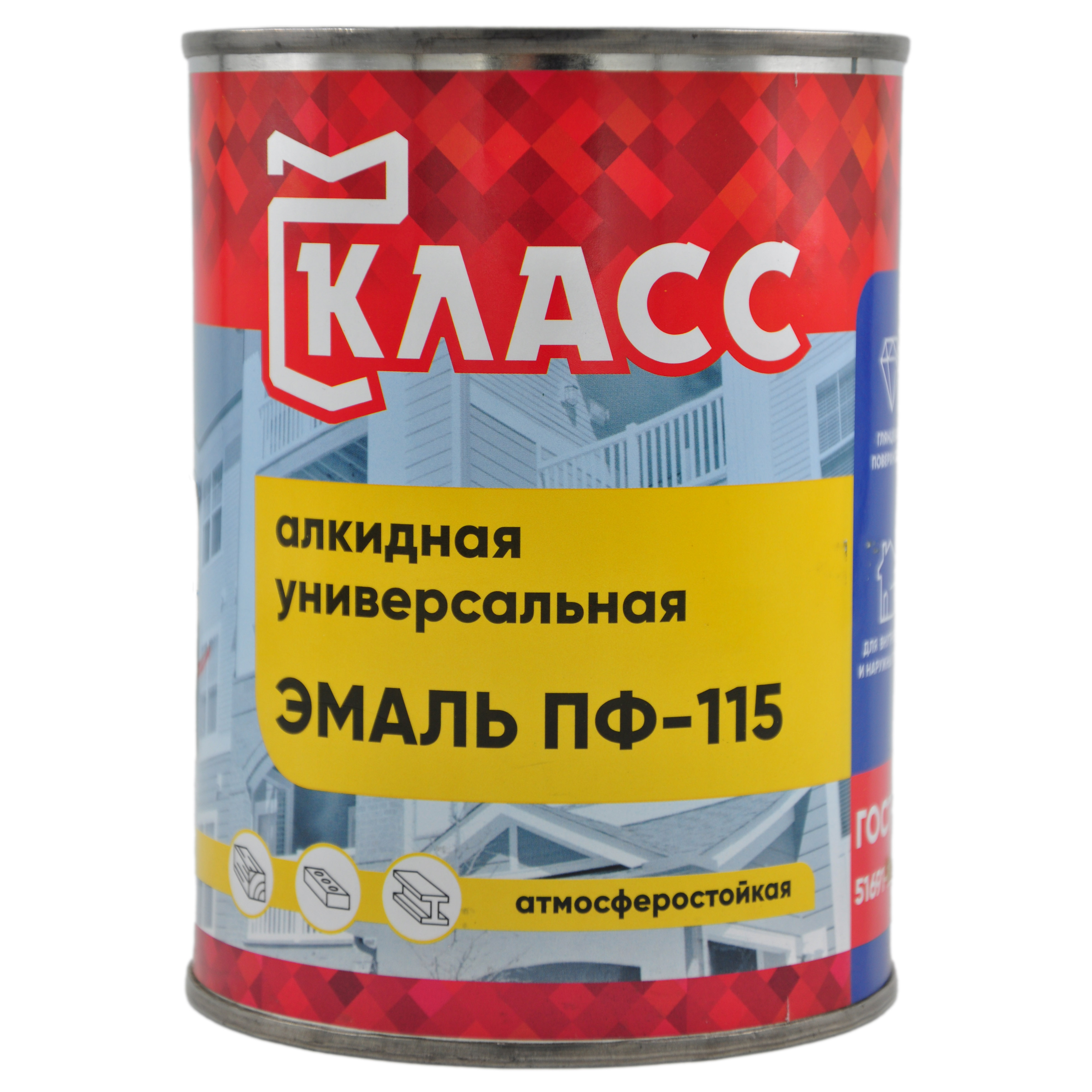 Эмаль ПФ-115 зеленый (0,9 кг) Класс 24