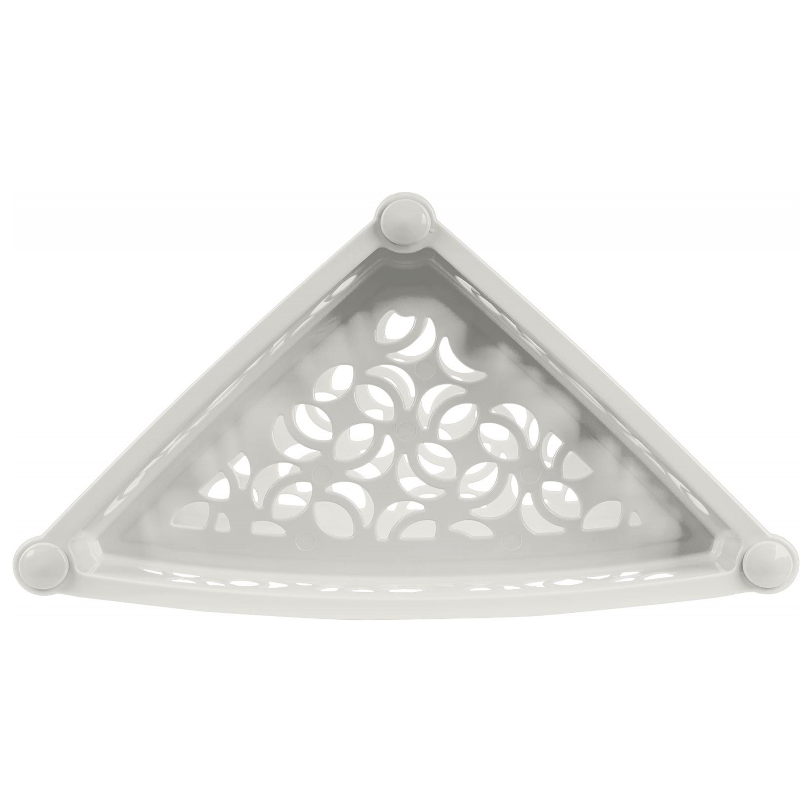 Этажерка Keeplex Light, на колесиках, четырехсекционная, угловая, 38.3х22.2х93.5 см, белое облако