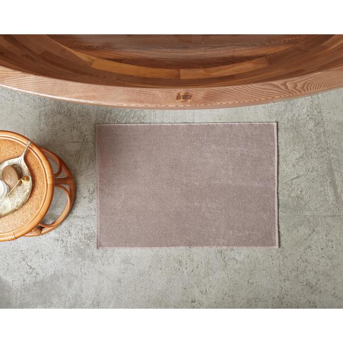 Коврик махровый "Этель" Organic Stone 50х70 см, 100% хл, 550гр/м2