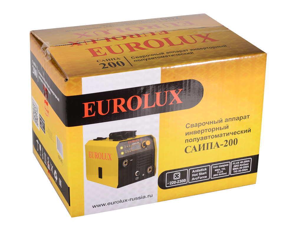 Сварочный полуавтомат САИПА-200 3в1 Eurolux 65/143