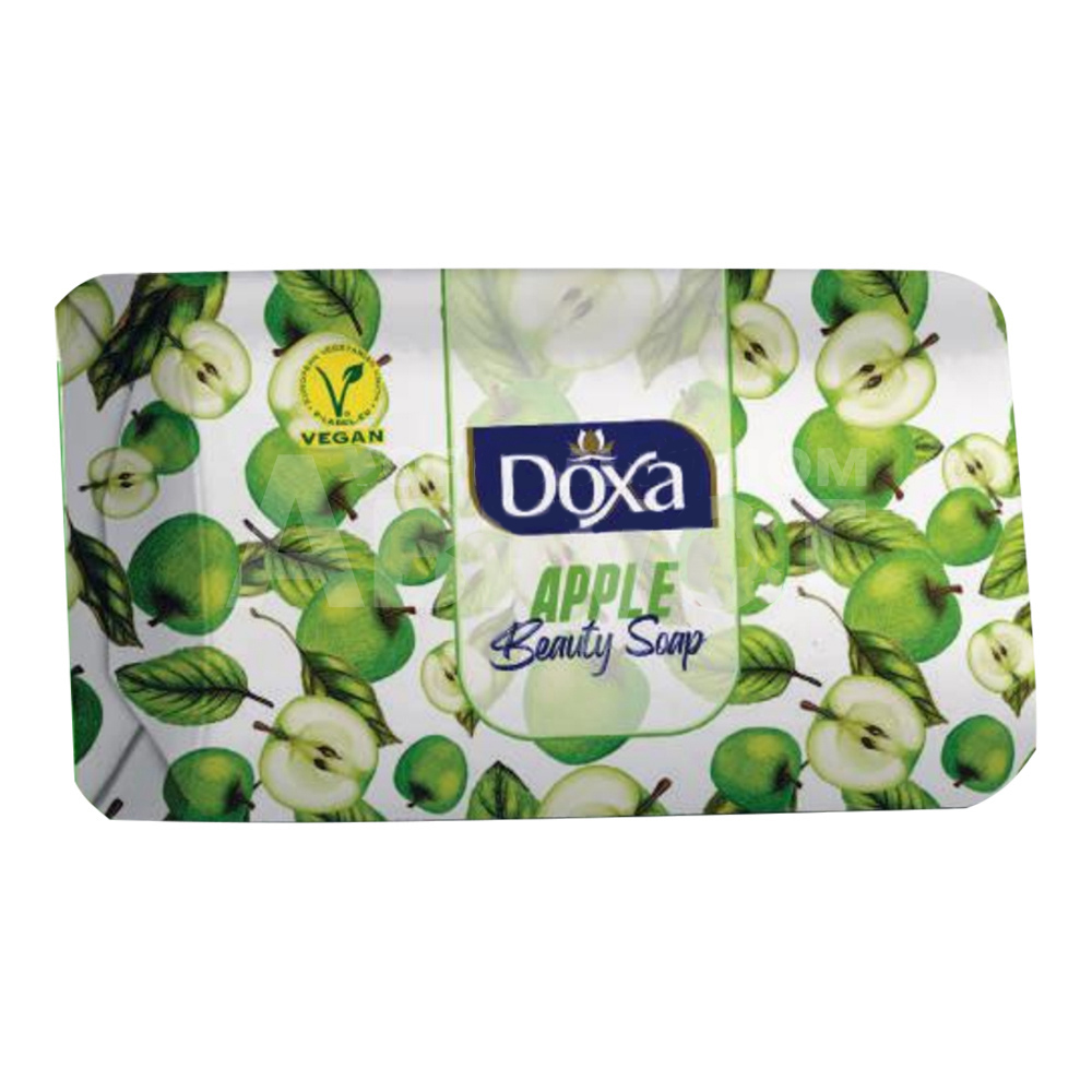 Мыло туалетное DOXA BEAUTY Яблоко, в бумажной упаковке, 90 г