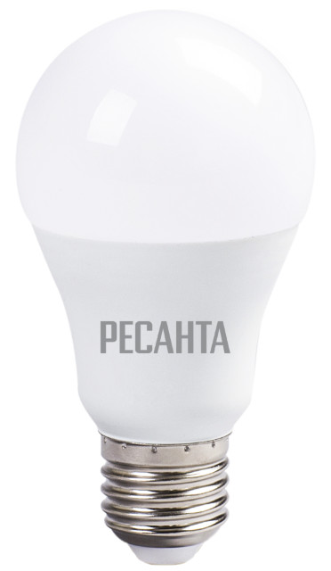 Лампа светодиодная LL-R-A60-13W-230-3K-E27(груша,13Вт,тепл.,Е27) Ресанта 76/1/17