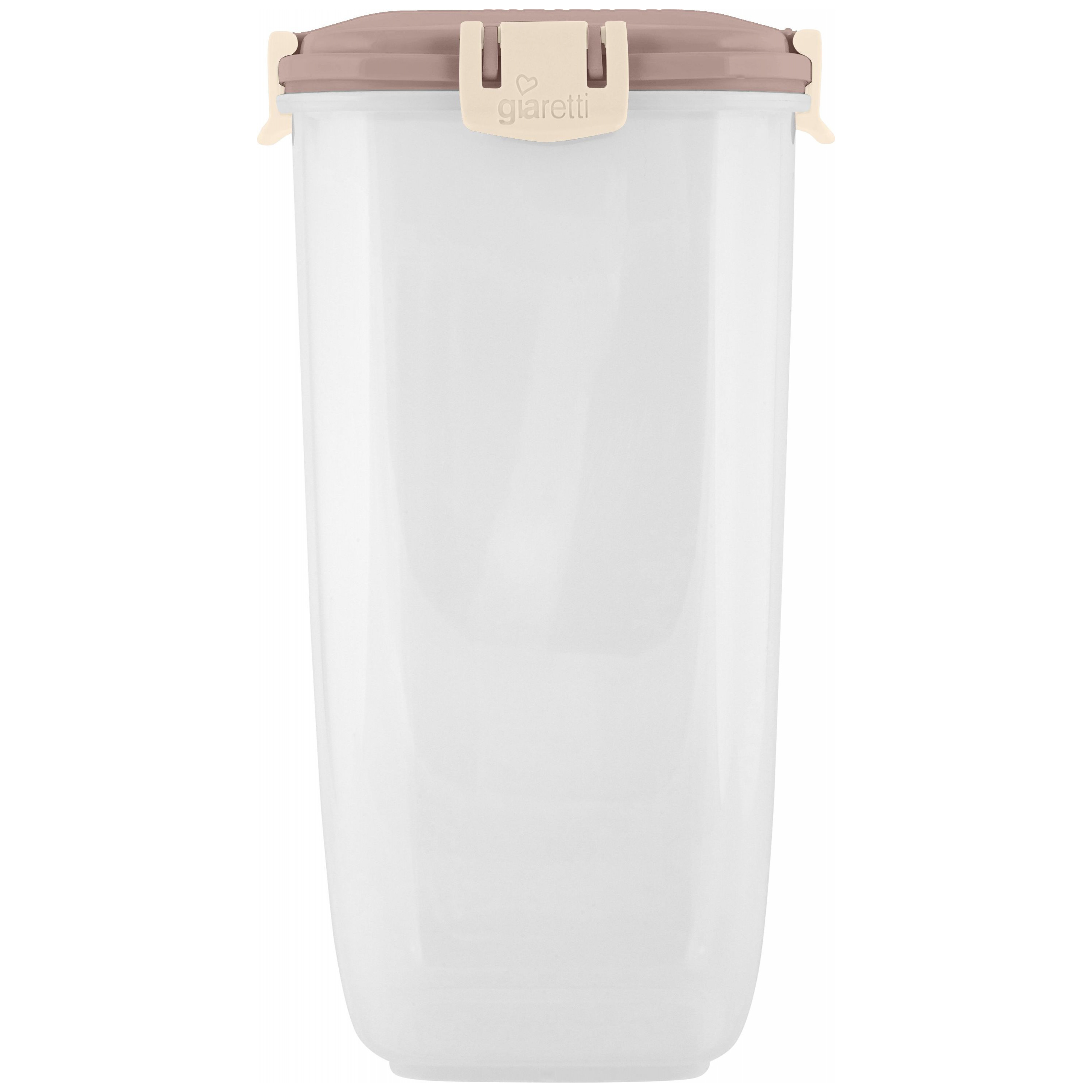 Контейнер для продуктов Sugar&Spice Barberry, герметичный, 1.5 л, высокий, латте