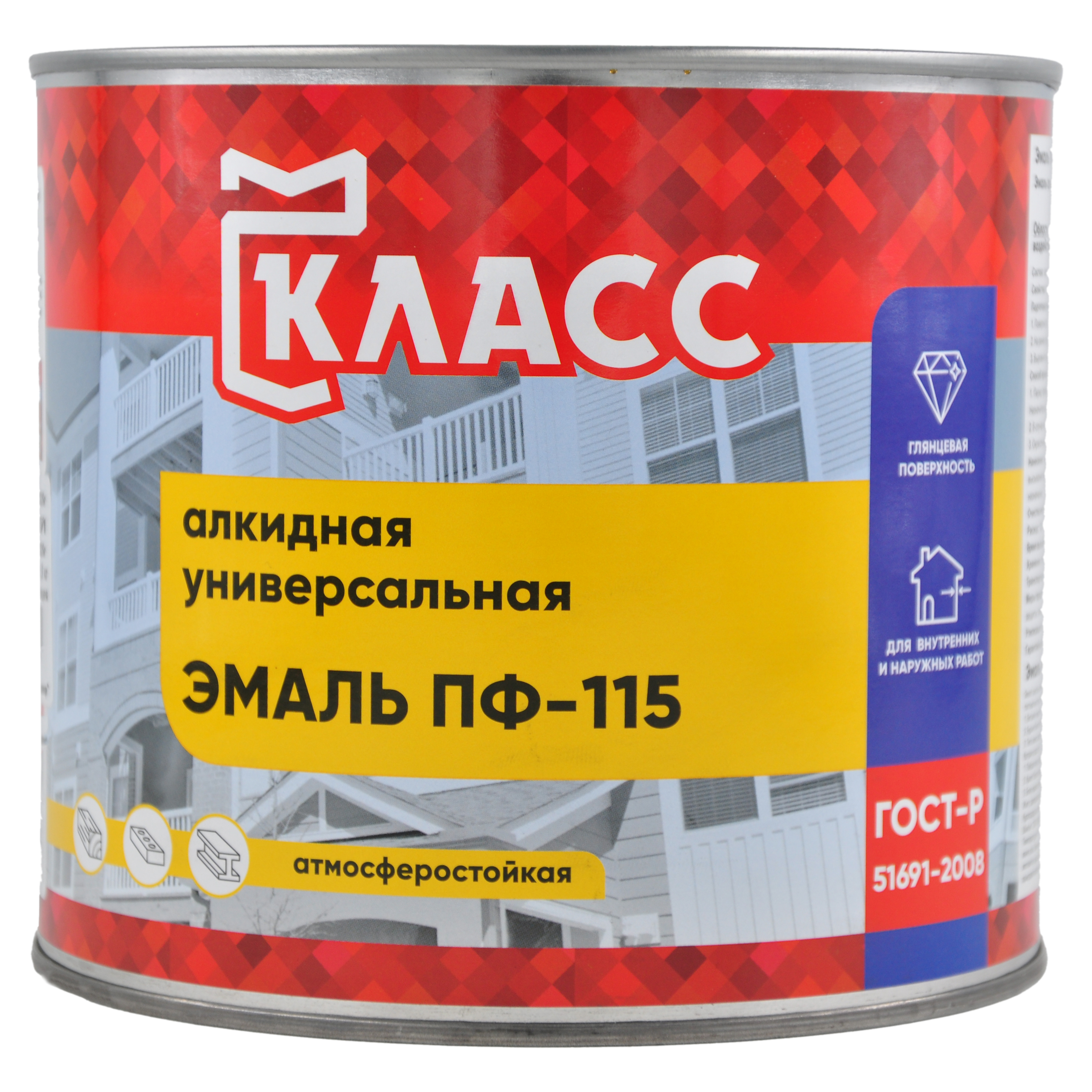 Эмаль ПФ-115 белый (1,9 кг) Класс 24