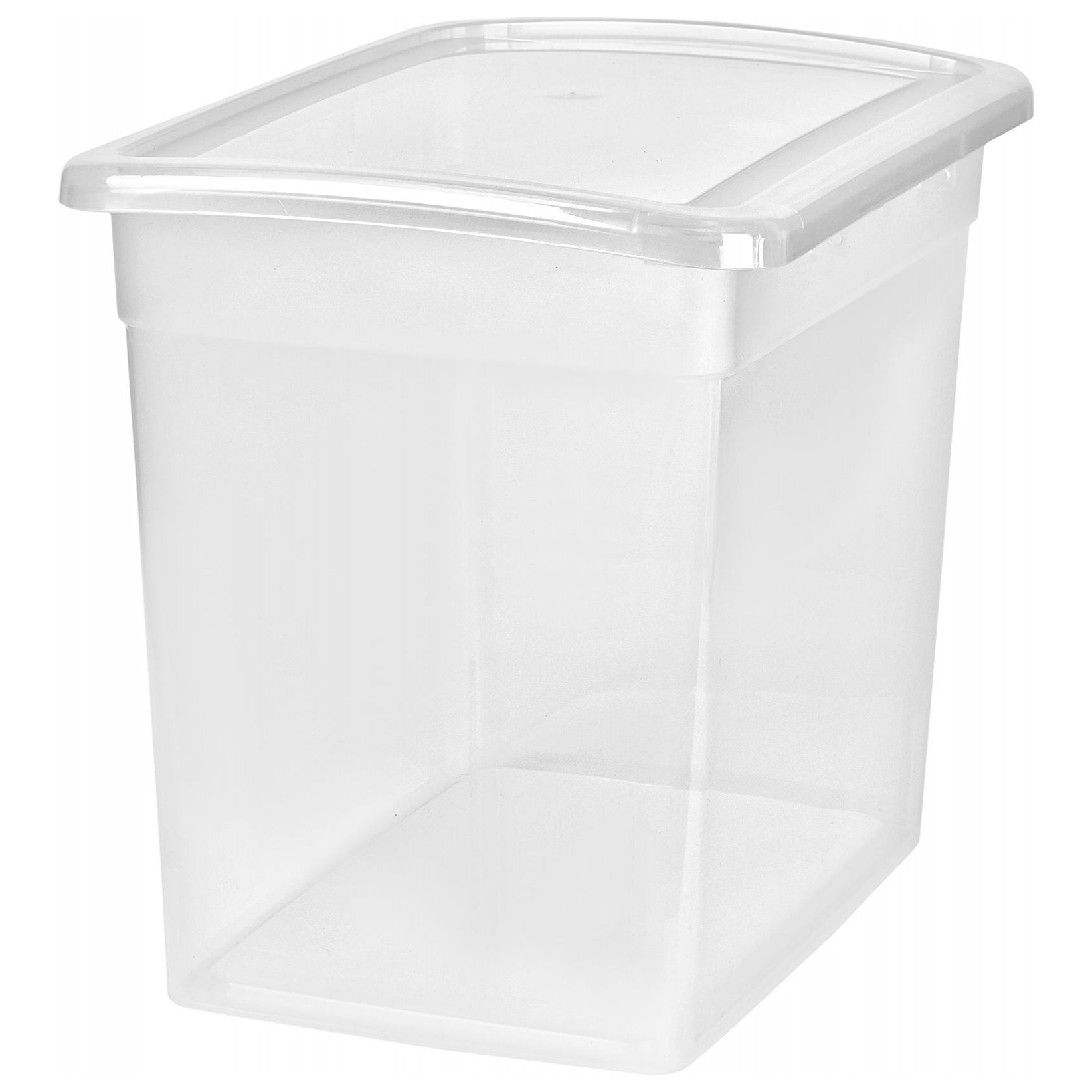 Ящик для хранения Keeplex Laconic, 20 л, 37х27.4х31.3 см, прозрачный кристалл