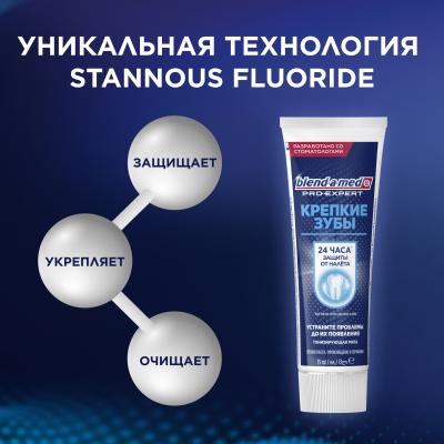 Зубная паста BLEND_A_MED Pro-Expert Крепкие зубы Тонизирующая мята 75 мл