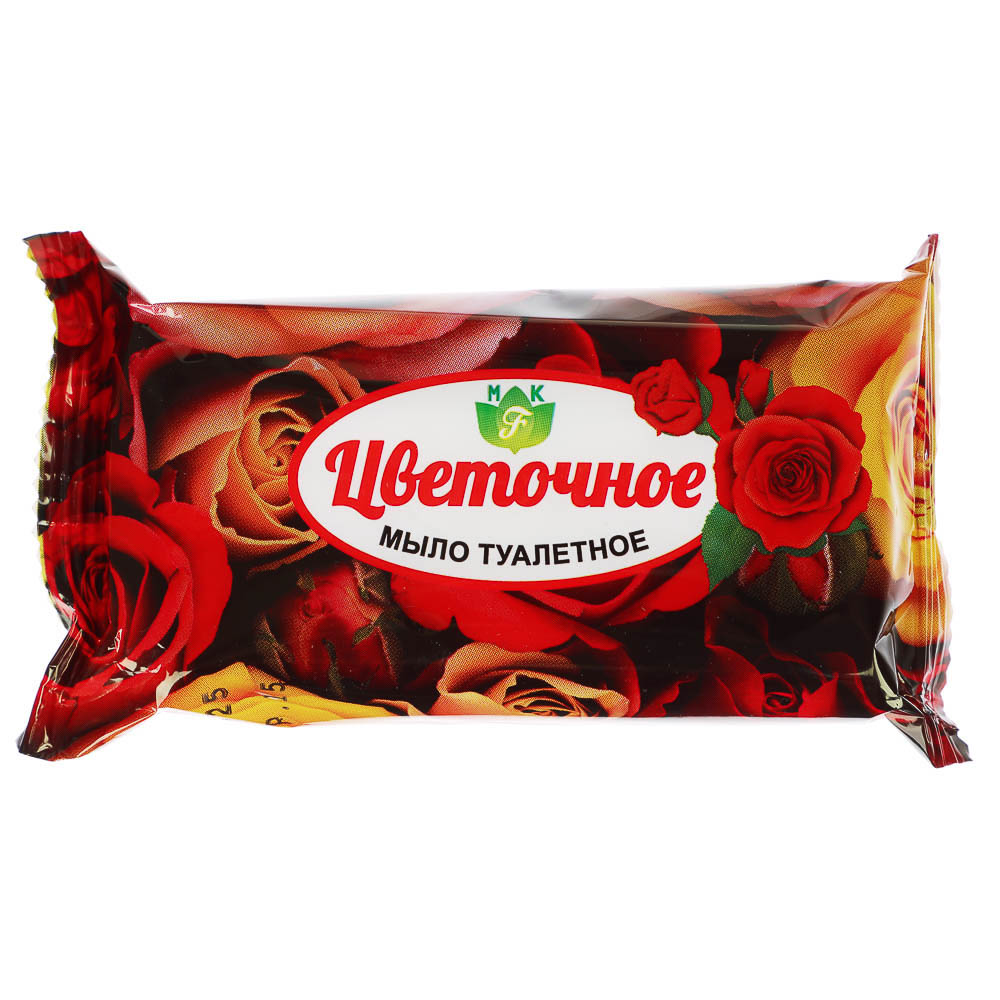Мыло твердое Цветочное, флоу-пак, 100 г