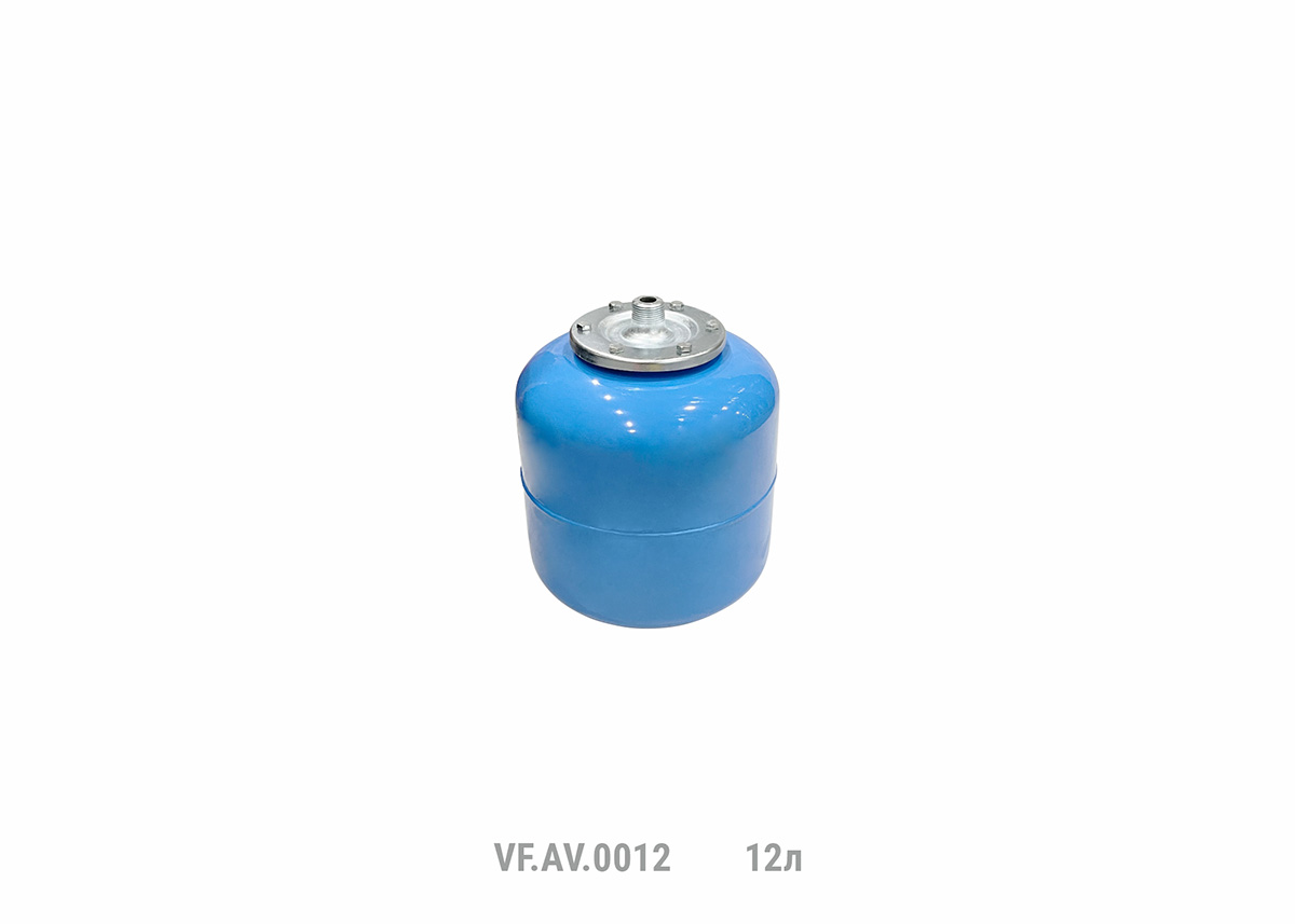 Мембранный бак Wester 12 л, синий