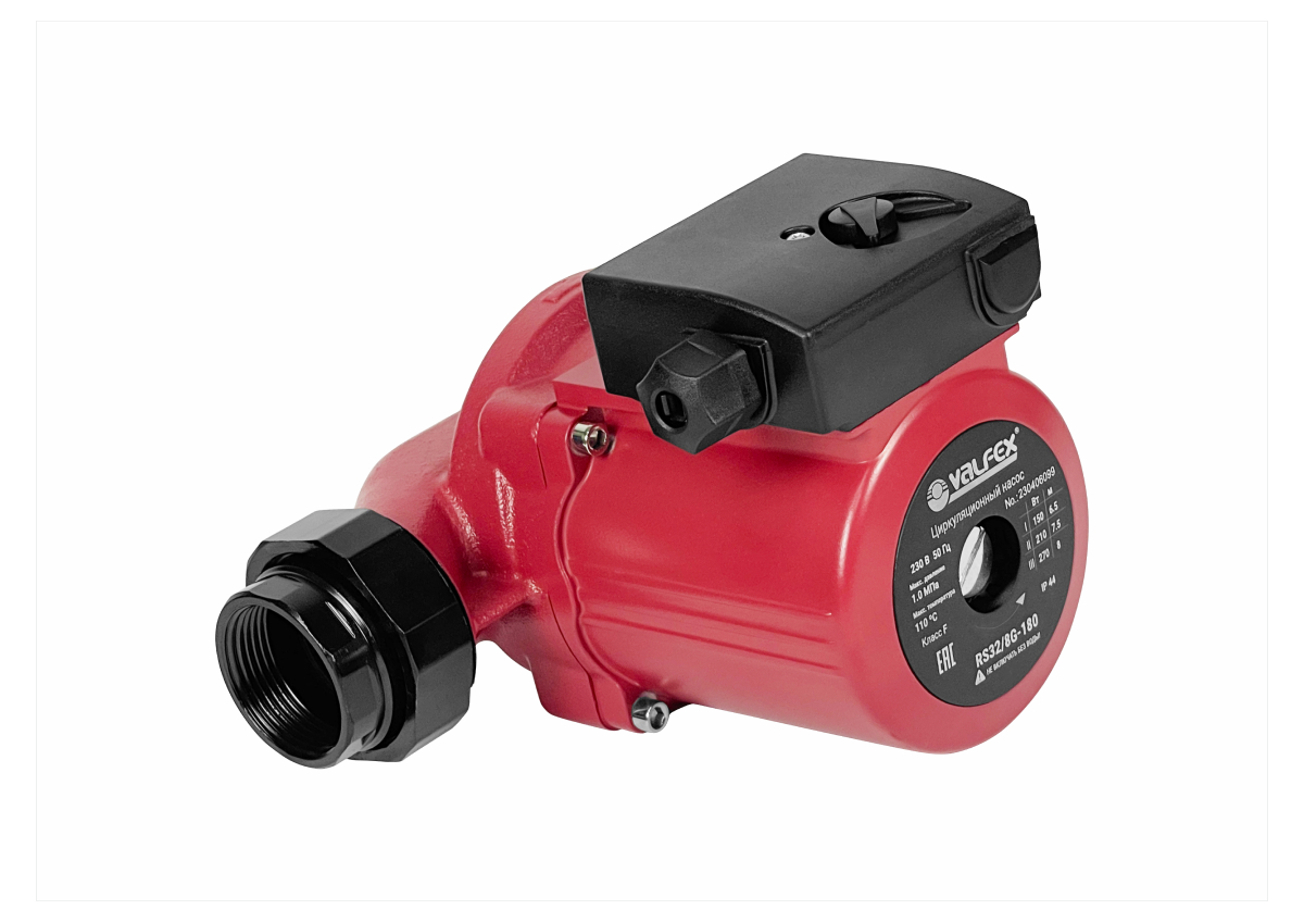 Циркуляционный насос VALFEX VCP 32-80G 180мм, с гайками
