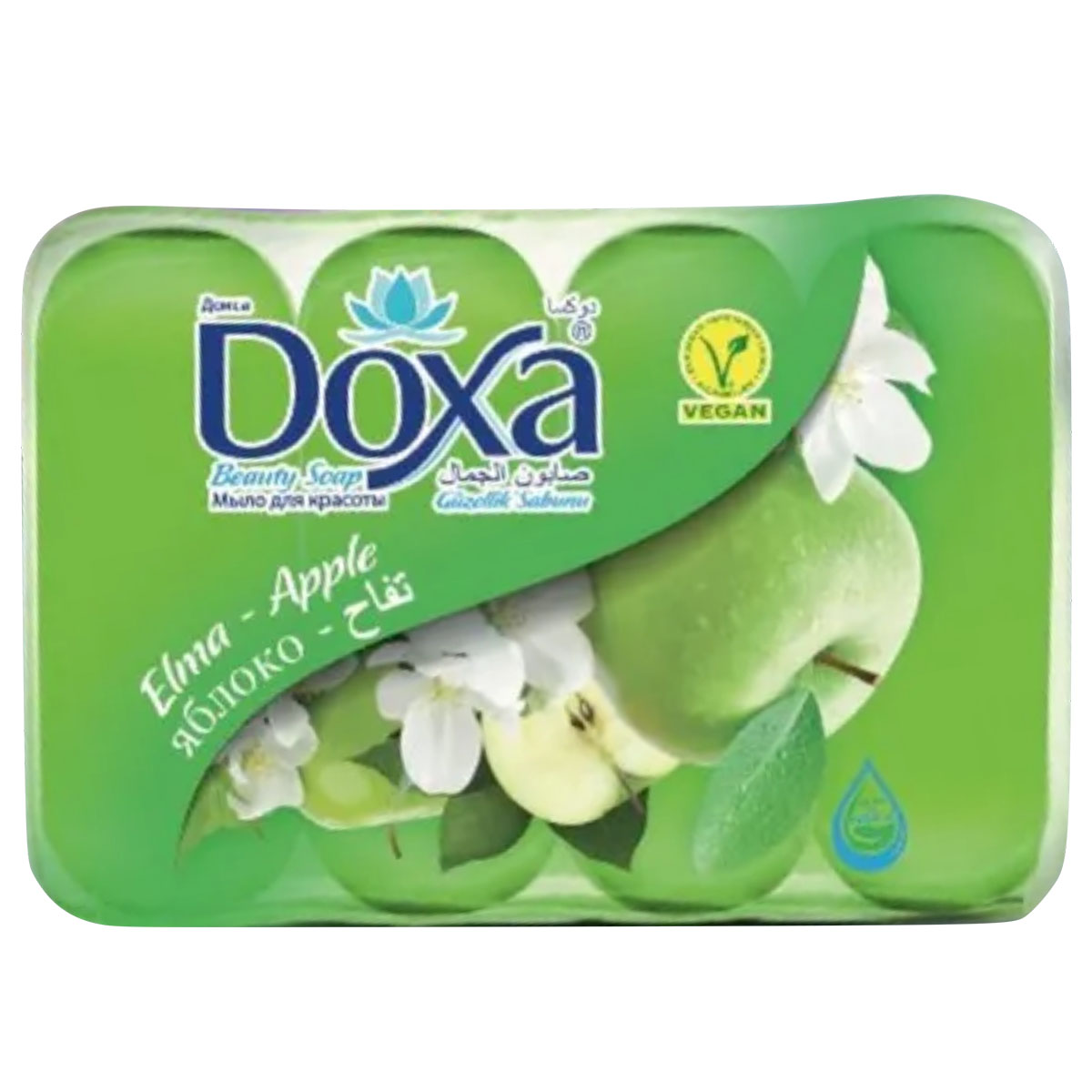 Мыло туалетное  "Doxa"  Ecopack Яблоко 60г
