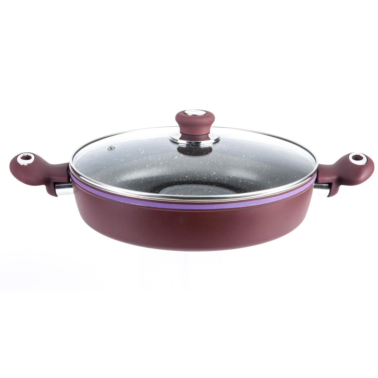 Сотейник Bekker RED & BLUE BK-3873 3 л, с мраморным покрытием