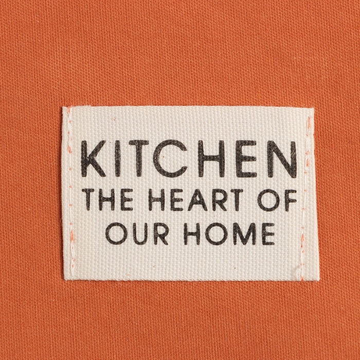 Фартук Этель Kitchen 60х70 см, оранжевый, 100% хл, саржа 220 г/м2