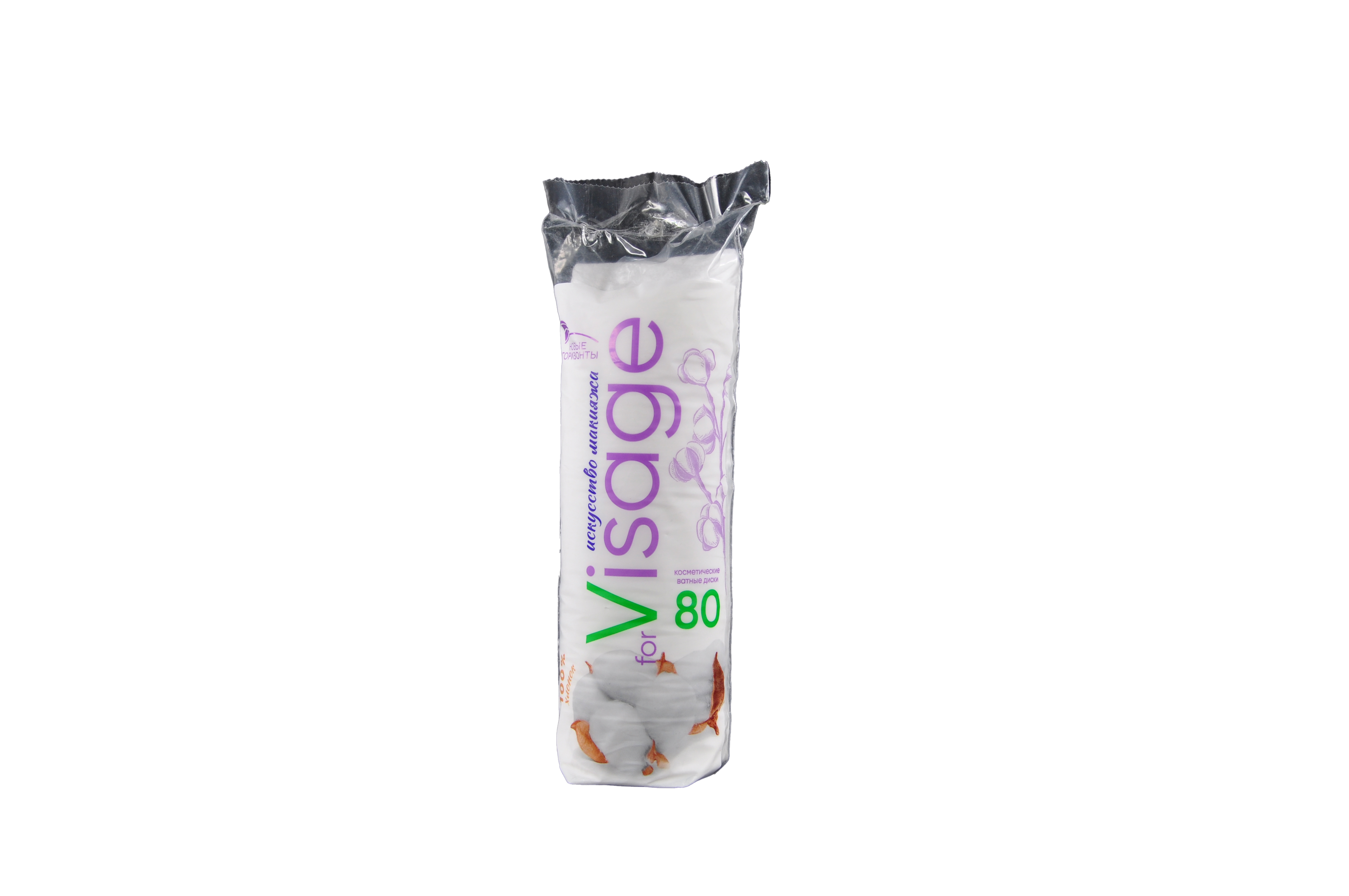 Ватные диски НОВЫЕ ГОРИЗОНТЫ "for Visage" 80 шт
