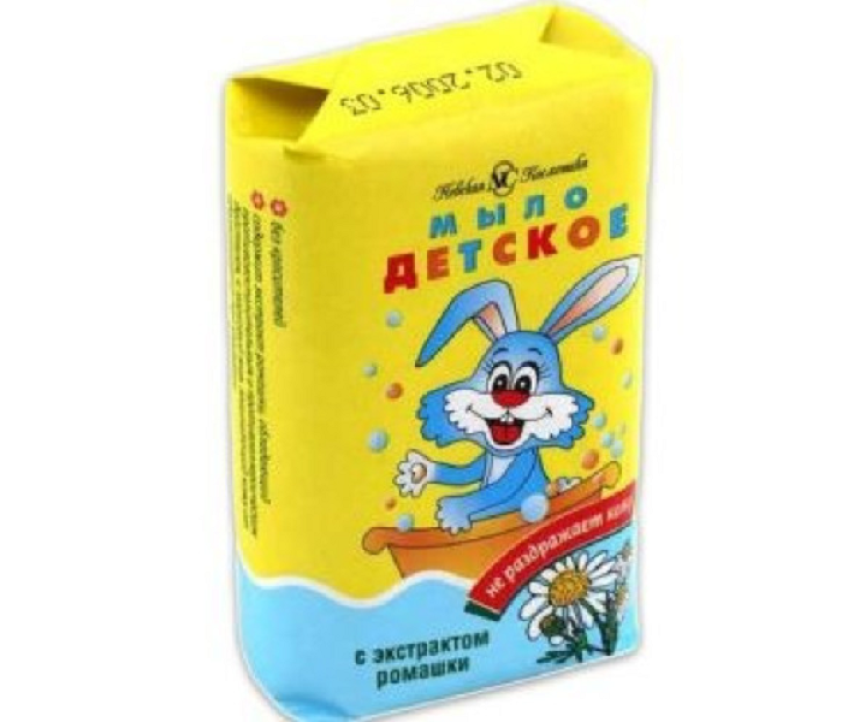 Мыло туалетное Детское успокаивающее, с ромашкой 90 г "Весна" (Весна)