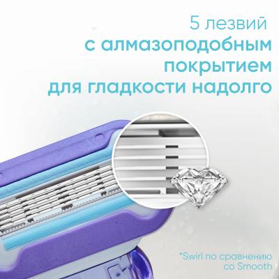 Бритва GILLETTE VENUS Swirl с 1 сменной кассетой 