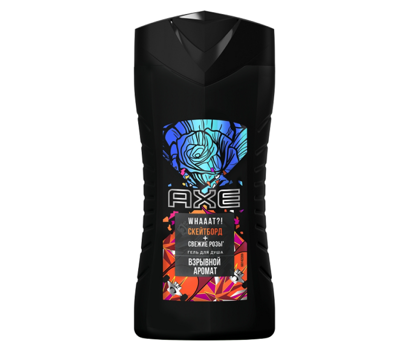 AXE Гель для душа СКЕЙТБОРД И РОЗЫ 250 мл