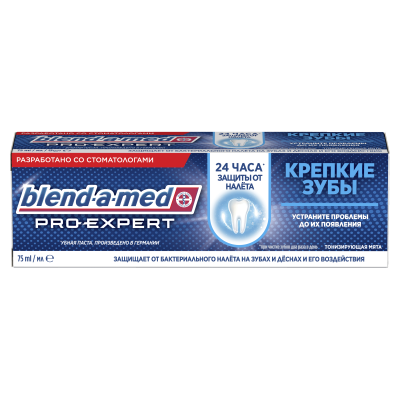 Зубная паста BLEND_A_MED Pro-Expert Крепкие зубы Тонизирующая мята 75 мл