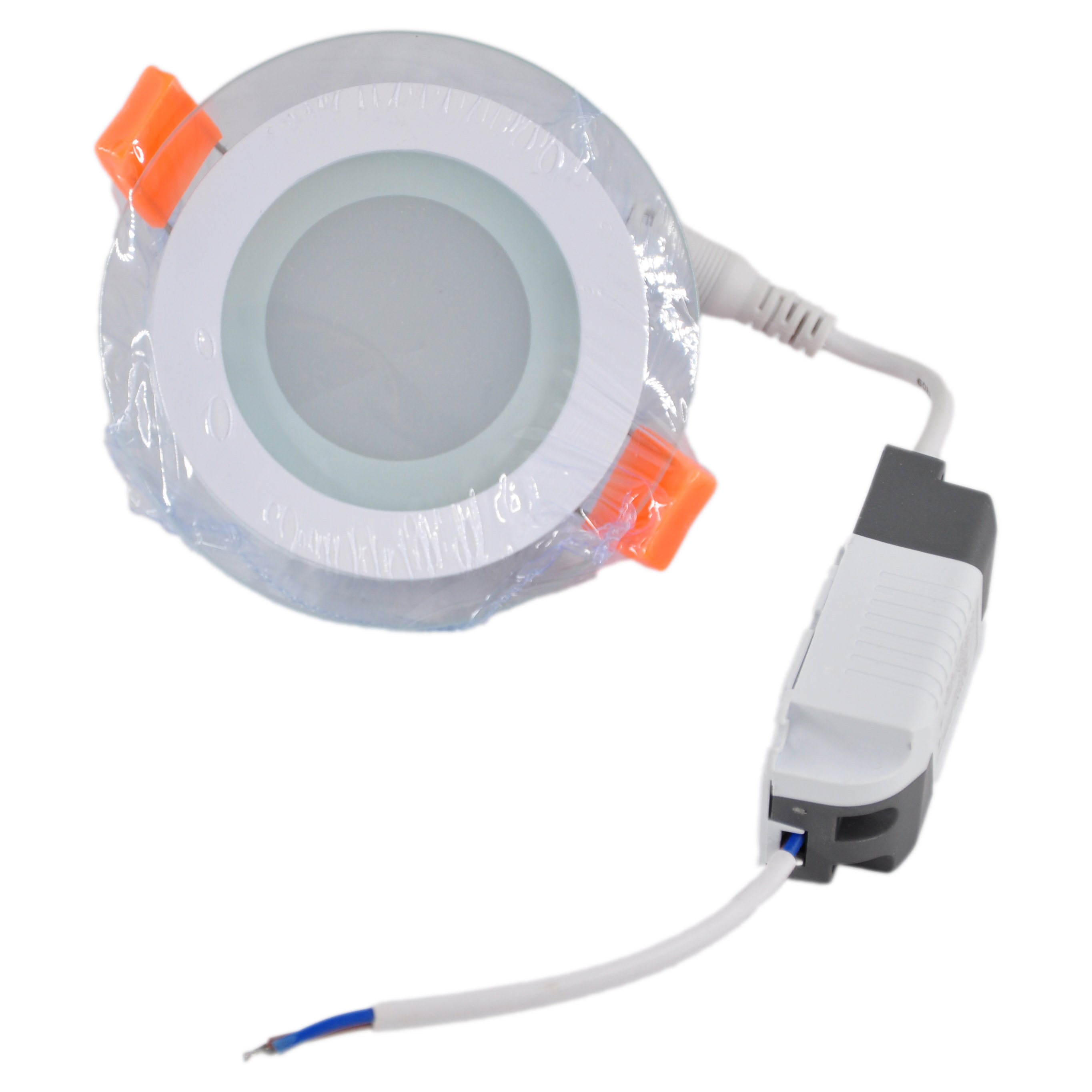 Светильник встраиваемый, круглый, со стеклом LED, 6W (705R-6W-4000K)