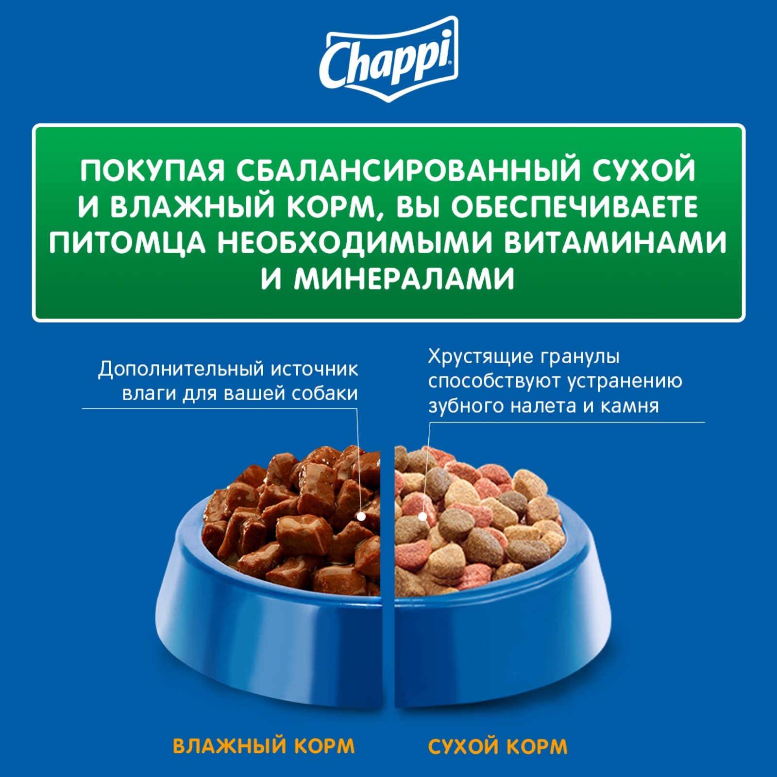 Влажный корм Chappi "Мясное изобилие" для собак, 85 г