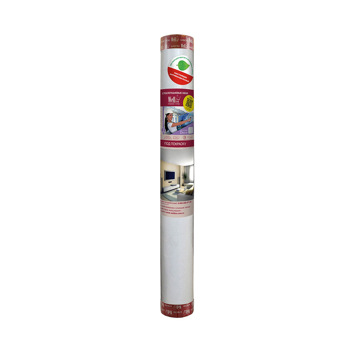 Стеклообои Wellton Decor Лиана, 1 x 12,5 м  WD720