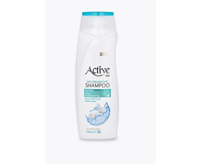 Active шампунь CARE & BEAUTY, увлажняющий, с протеинами шелка и витамином B5, 350мл