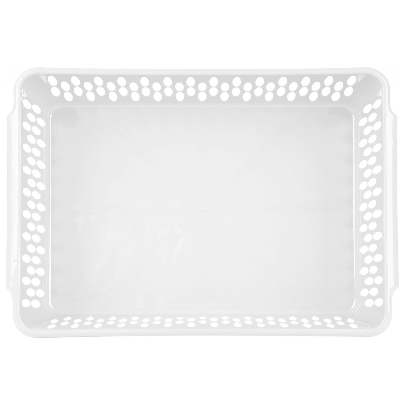 Корзинка для хранения Keeplex Light L, 38х27.5х12 см, белое облако