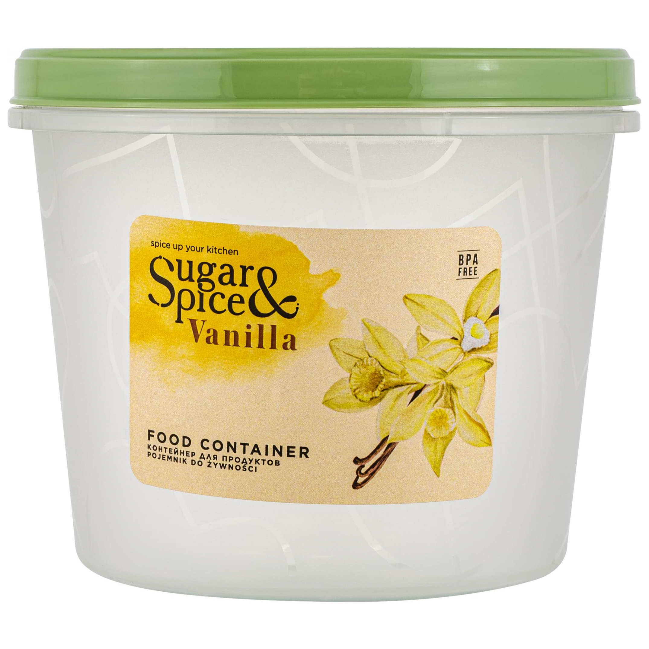 Банка для продуктов Sugar&Spice Vanilla с завинчивающейся крышкой, 0.7 л, фисташка