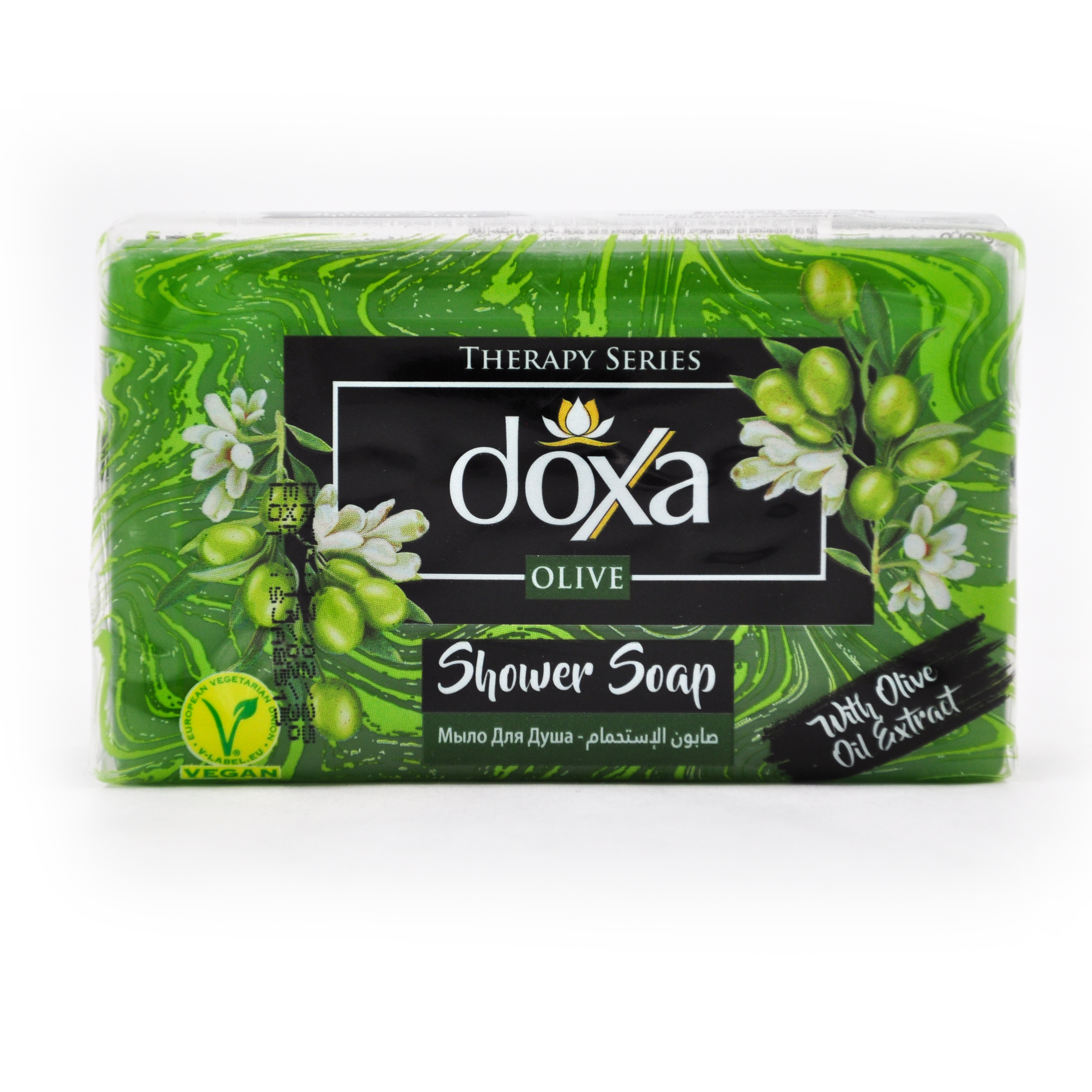 Мыло туалетное DOXA THERAPY глицериновое, Оливковое, 125 г