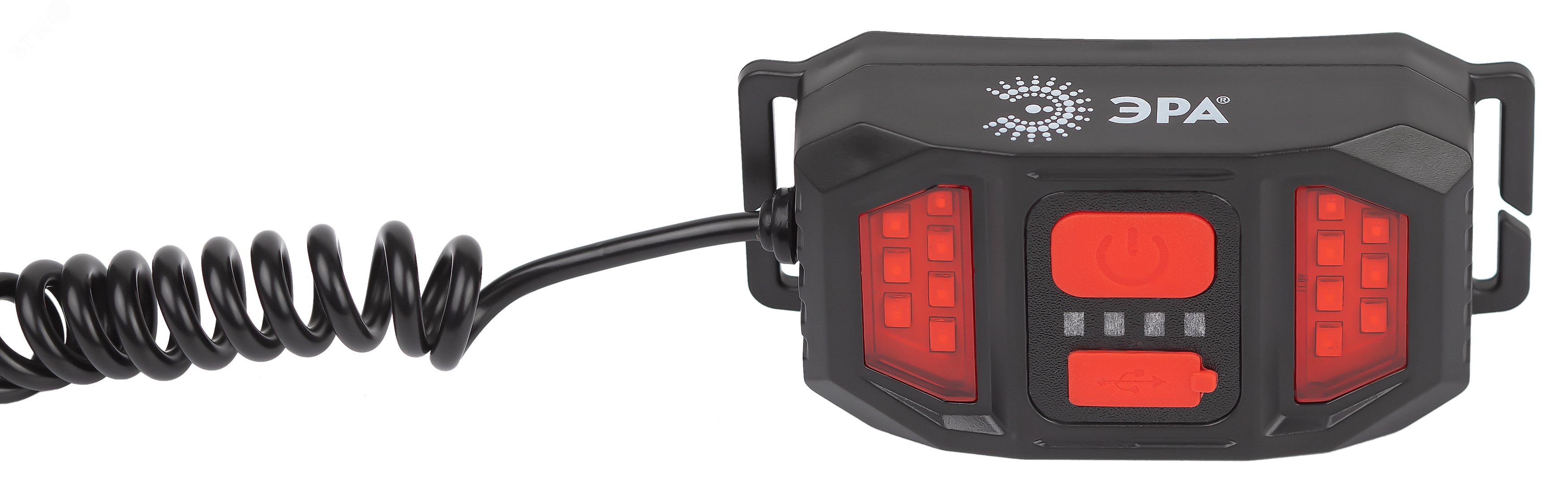 Фонарь налобный светодиодный GA-807"Кибер"аккум.5Вт СОВ,3режима,micro USB Элементы питания в комплек