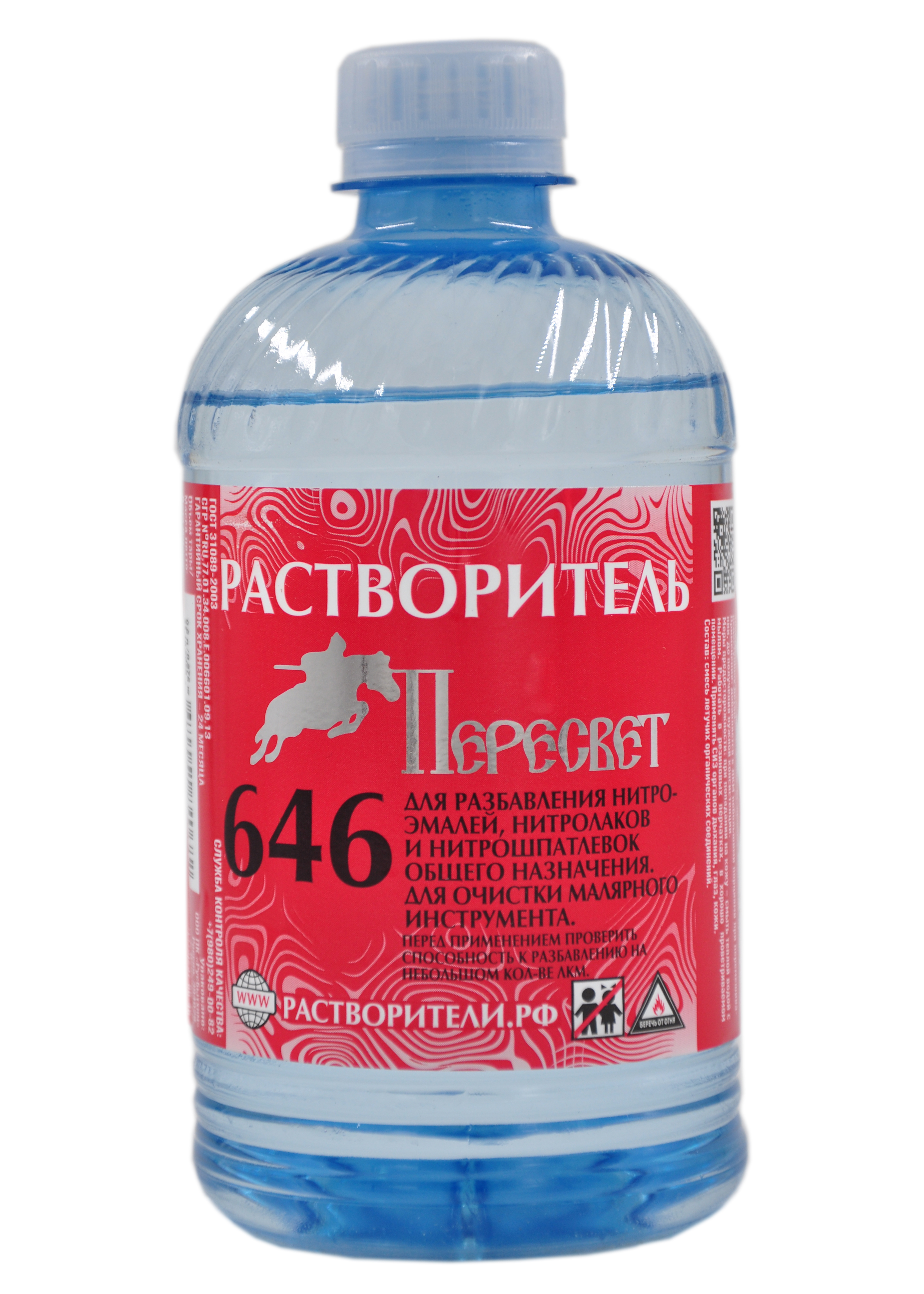 Растворитель 646 0,5л Пересвет