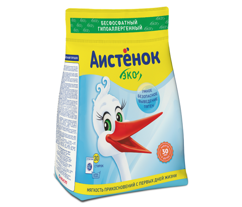 АИСТЕНОК Стиральный порошок для детских вещей  2400 г