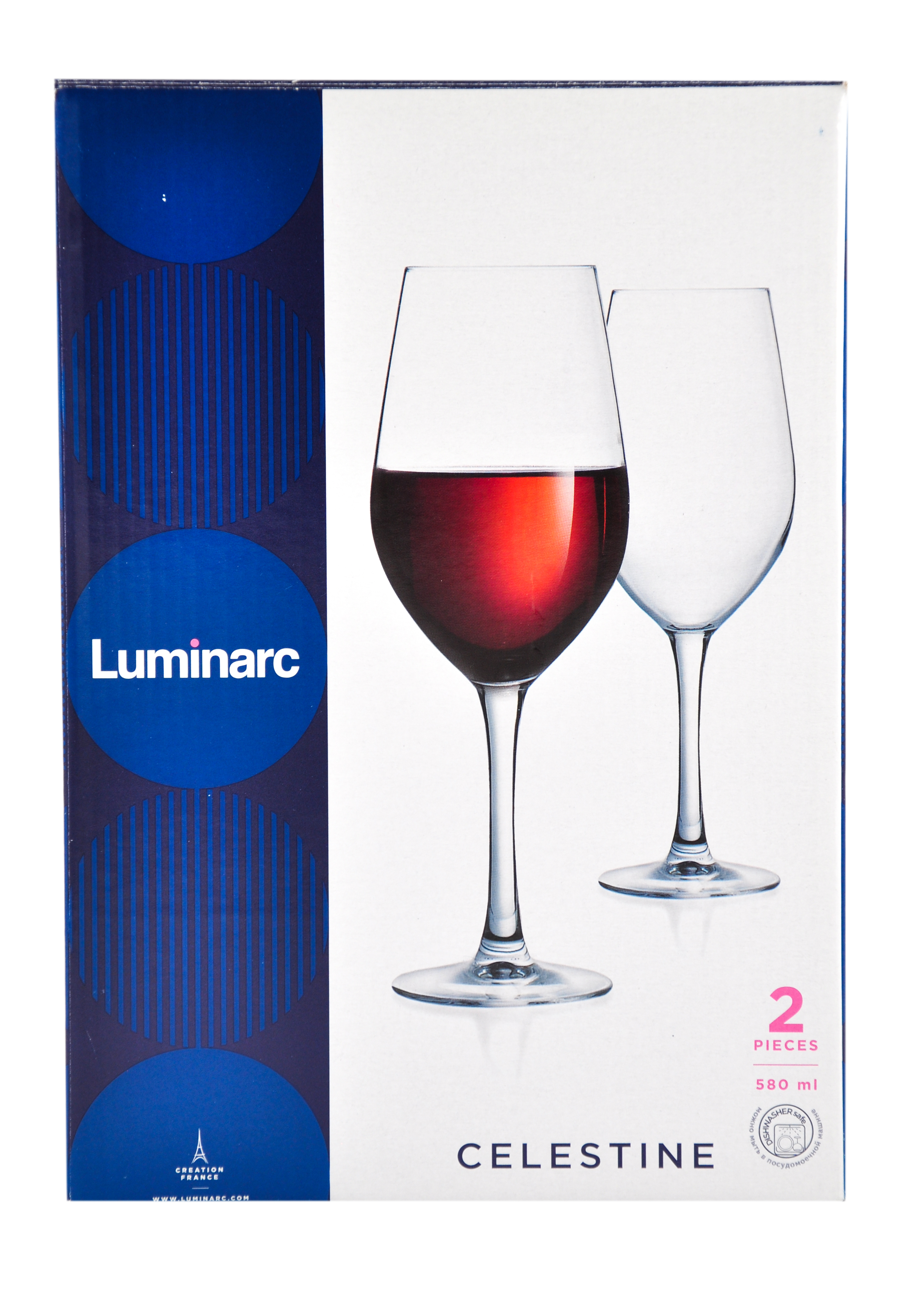 Набор бокалов для вина LUMINARC Селестин 2 шт, 580 мл