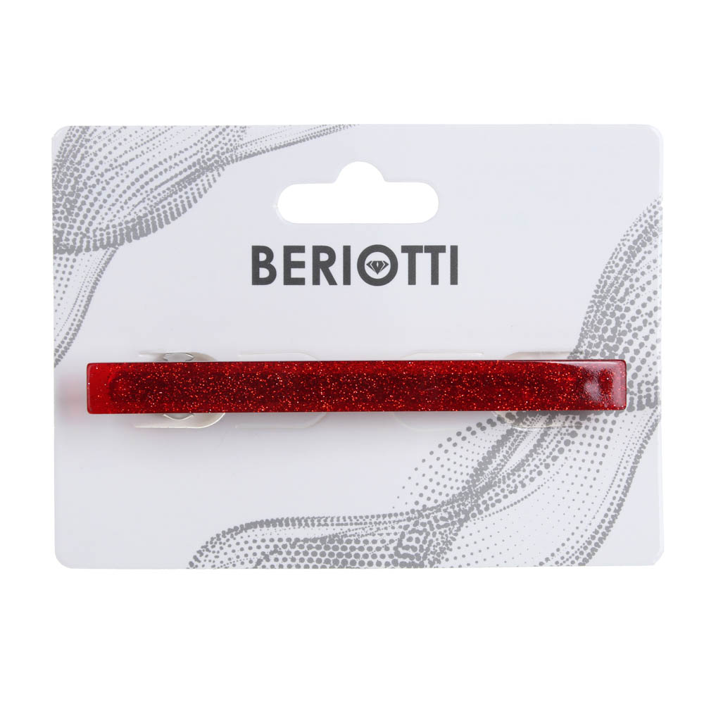 BERIOTTI Заколка для волос, металл, пластик, 8см, 6 дизайнов, 3787-7