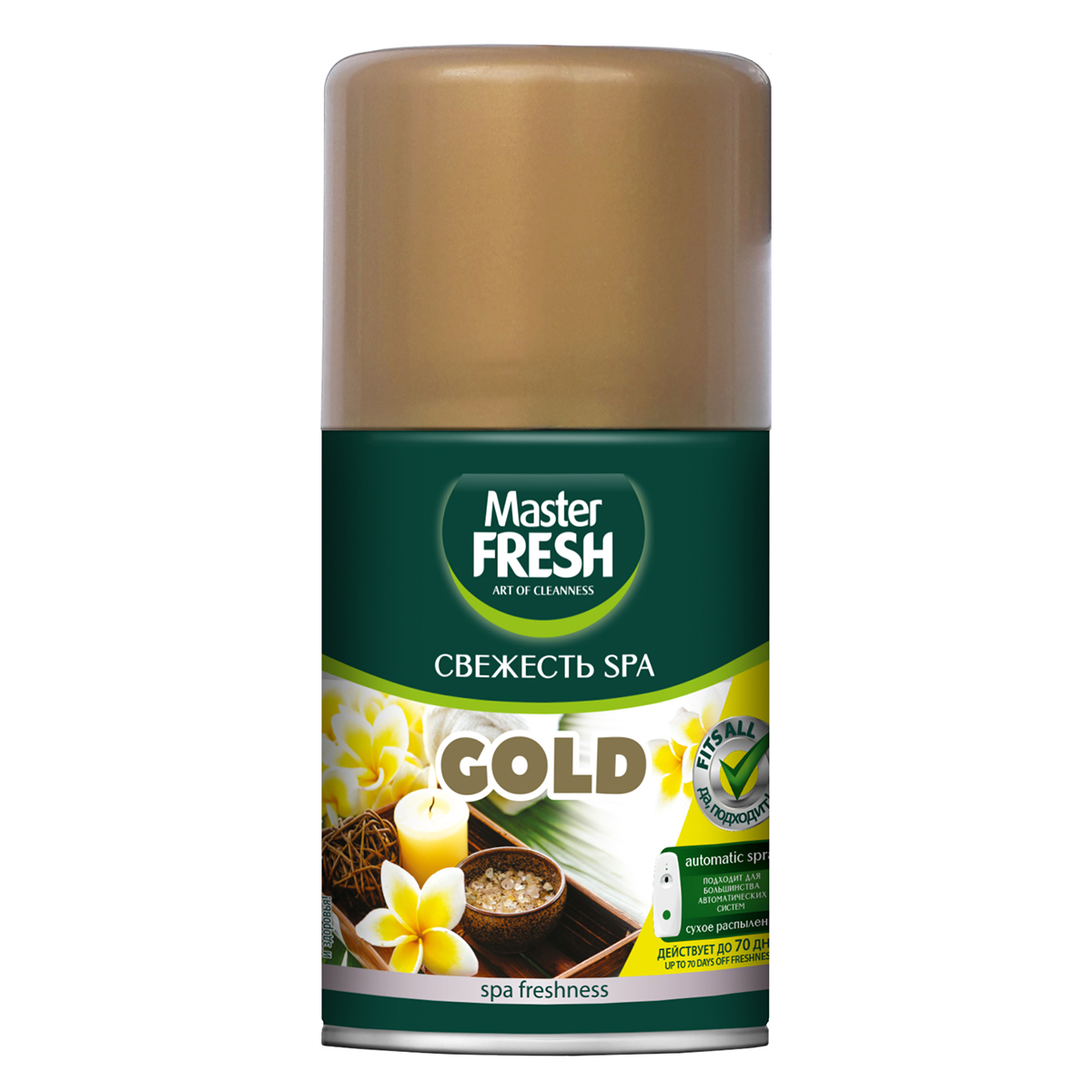 Освежитель воздуха Master Fresh (сменный блок) Свежесть SPA 250 мл