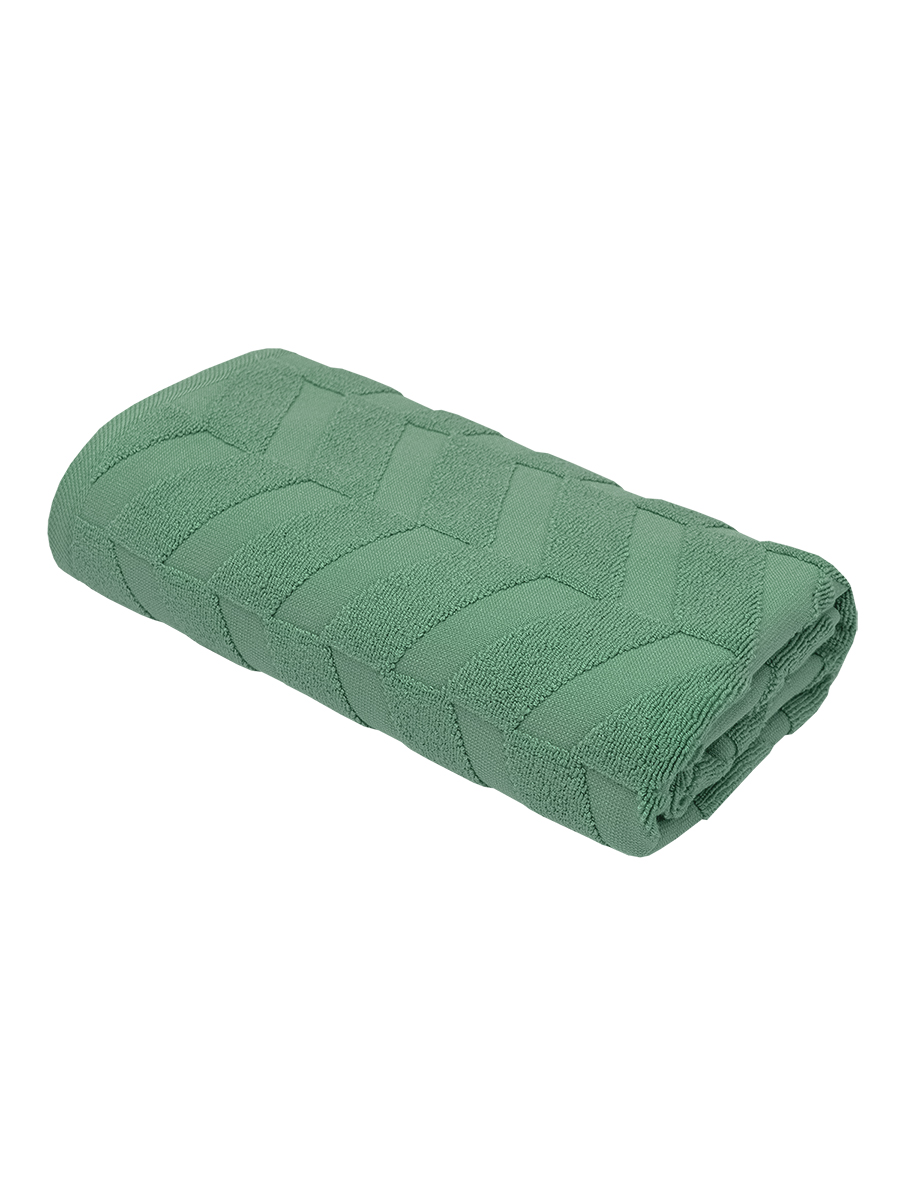 Махровое полотенце УЗБ Моноколор м7749_34 XL 100*150 см, мятное