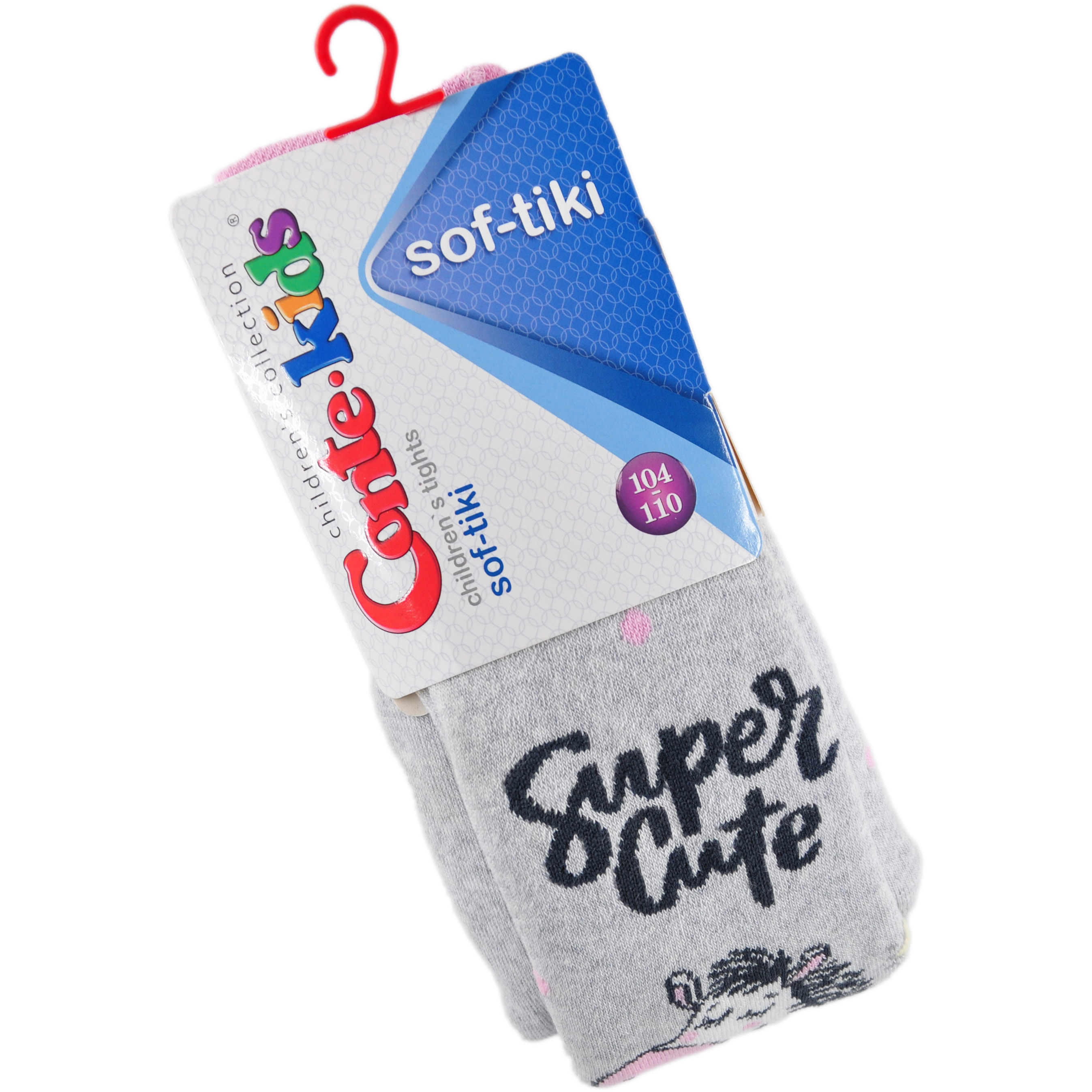 Колготки дет. CK SOF-TIKI 7С-38СП, р.104-110 (16), 521 светло-серый