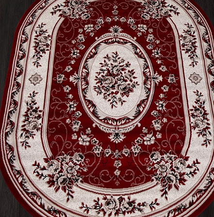 Ковер GAVANA 1.5*1.9 овал 5444 RED
