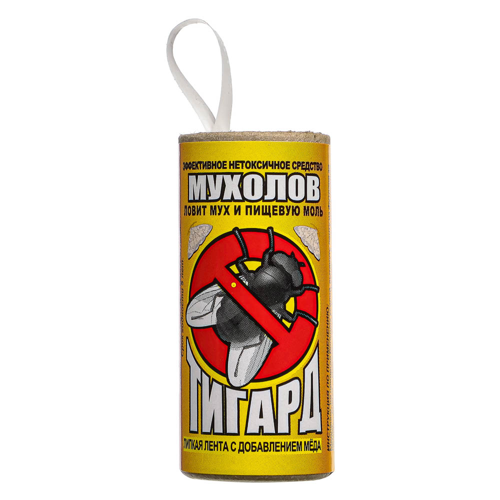 Лента липкая от мух и пищевой моли Тигард