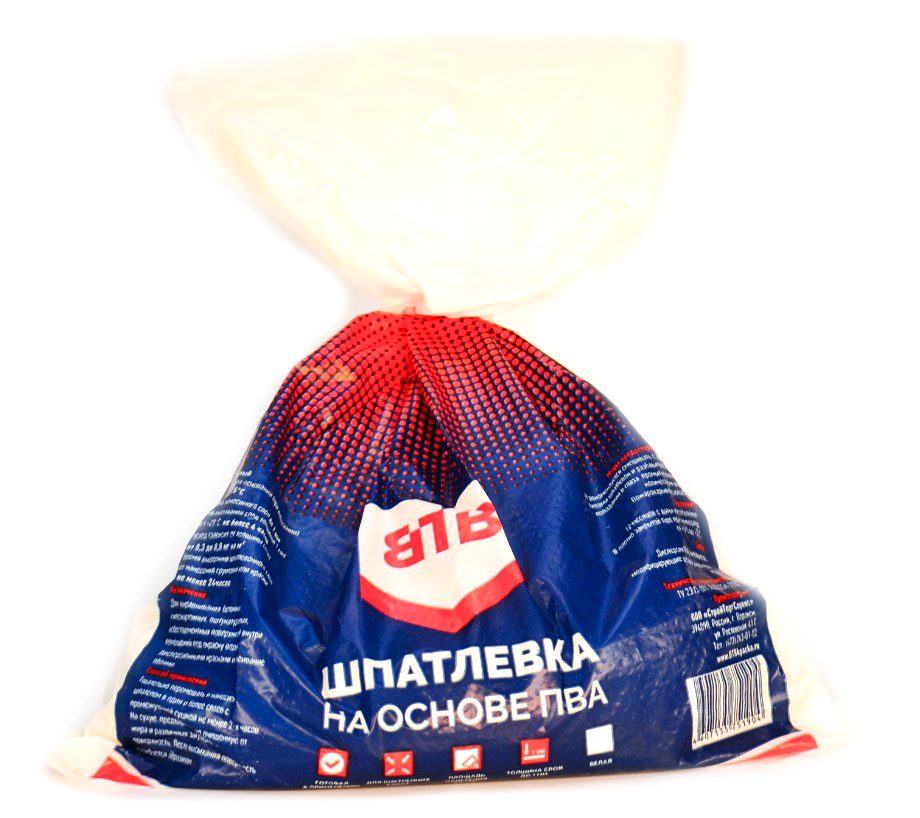 Шпатлевка ВТВ на ПВА, 5 кг, пакет