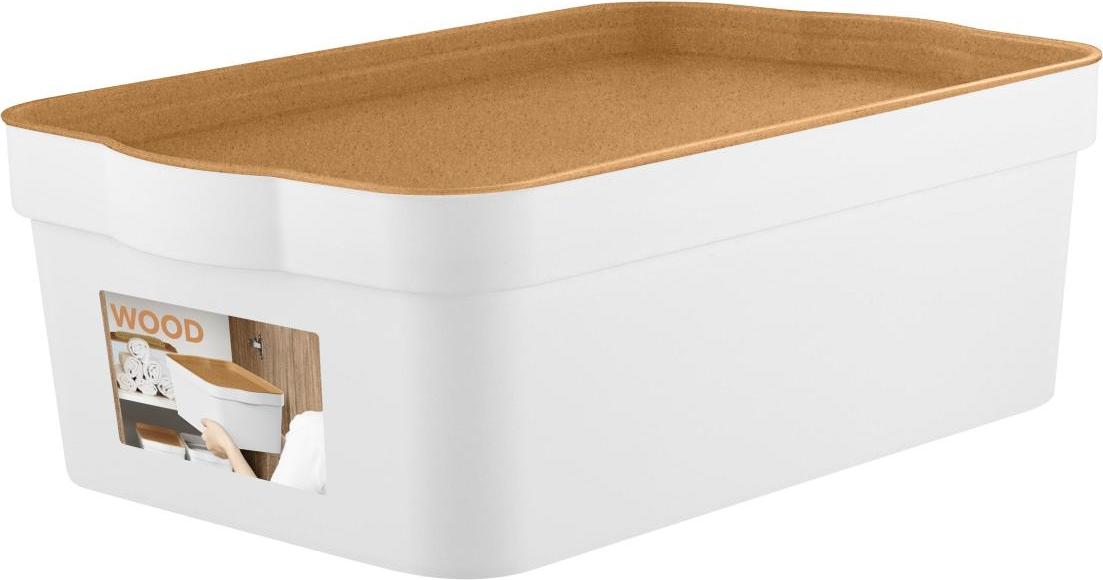 Ящик для хранения Keeplex Wood 6 л 32х21,1х11 см