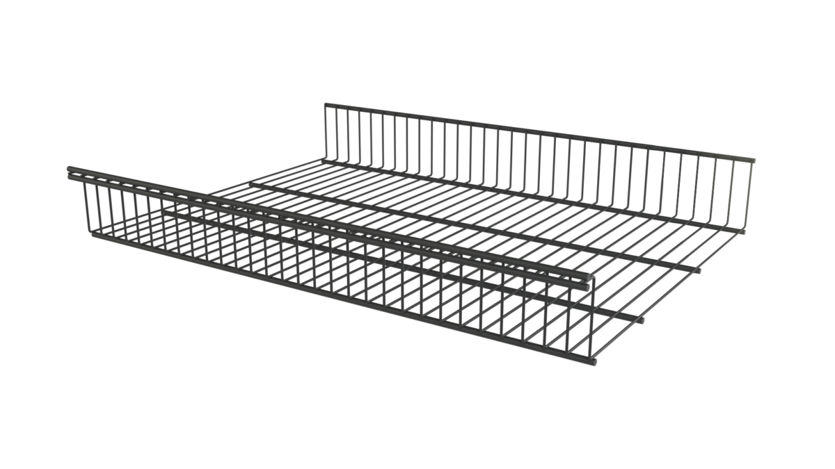 Корзина стационарная 603*440*85 мм, Черный