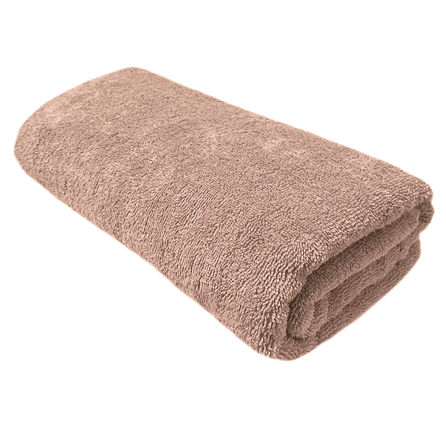 Махровое полотенце УЗБ Моно м7773_05 XL 100*150 см, бежевое