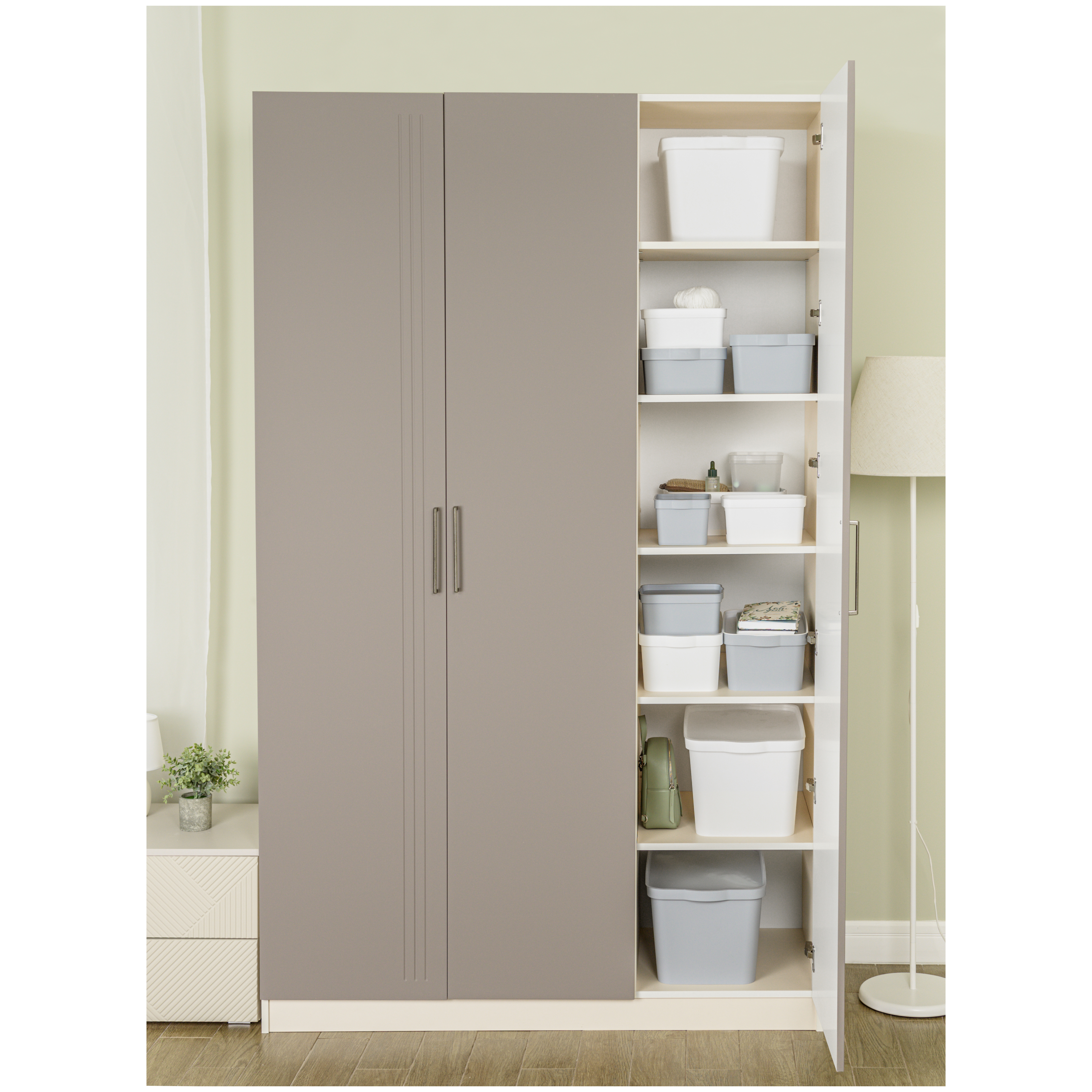 Ящик для хранения Keeplex Trendy, 6 л, 32х21.1х11 см, матовый кристалл