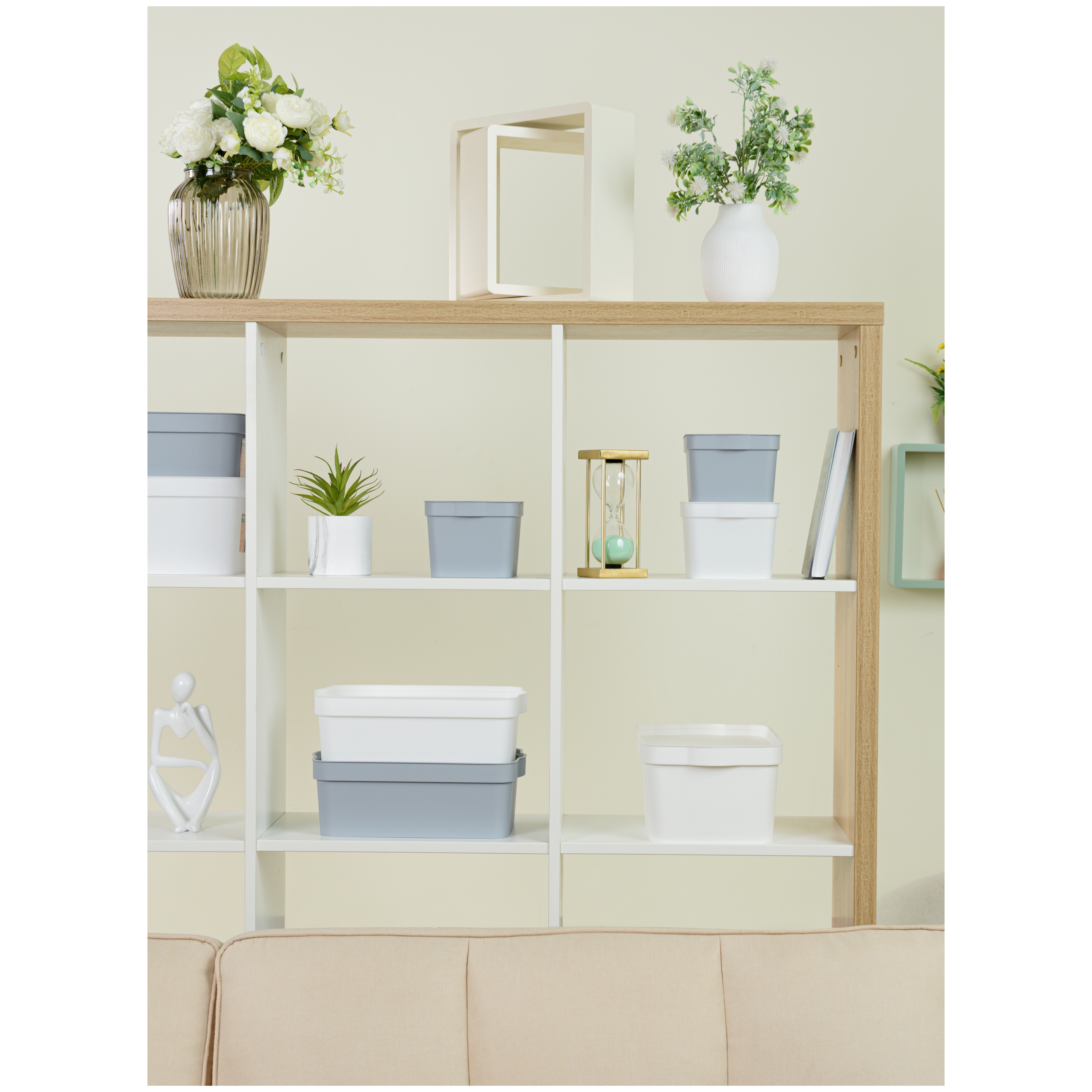 Ящик для хранения Keeplex Trendy, 6 л, 32х21.1х11 см, матовый кристалл