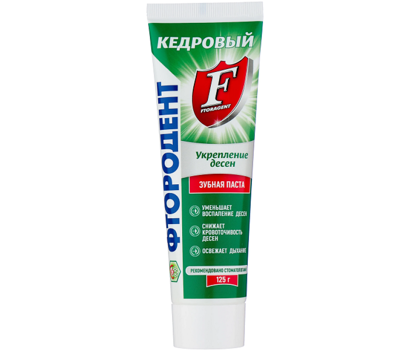 Фтородент Зубная паста Кедровый 125 г
